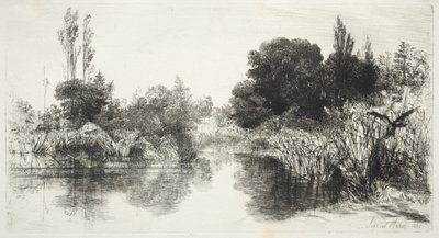 Del Mill Pond af Francis Seymour Haden
