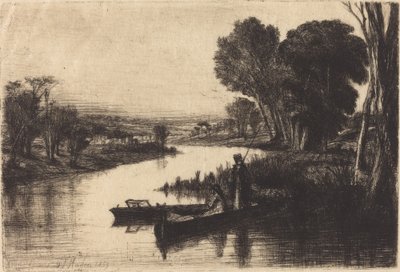Thames Fishermen af Francis Seymour Haden