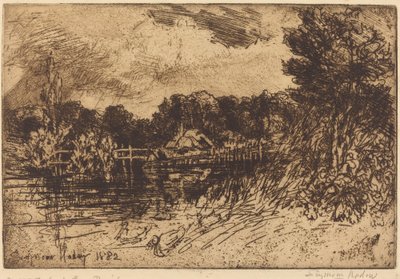 Prøven i Longsogne af Francis Seymour Haden