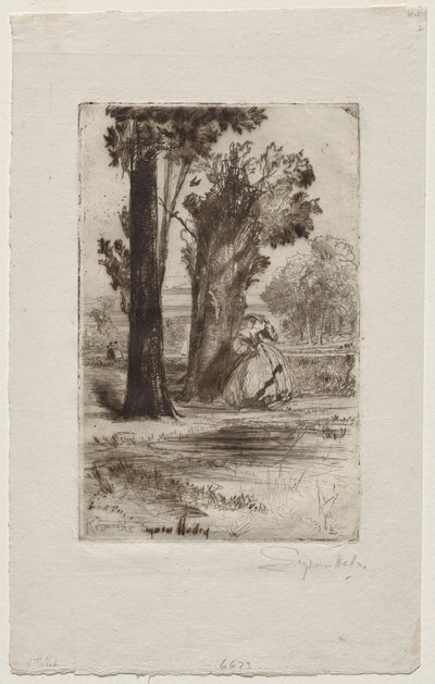 Præstegård ved Sonning af Francis Seymour Haden