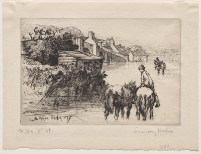 Wareham Bridge af Francis Seymour Haden