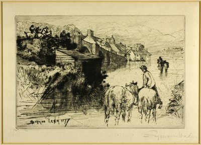 Wareham Bridge af Francis Seymour Haden