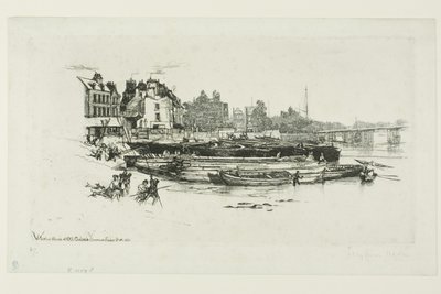 Whistlers hus, Chelsea af Francis Seymour Haden