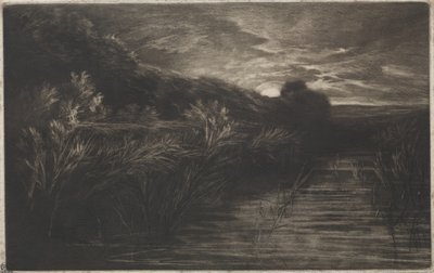 Winchelsea-kanalen af Francis Seymour Haden