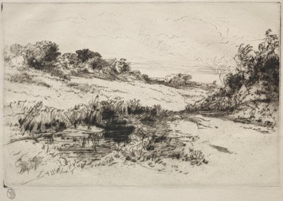 Windmill Hill, nr. 1, ca. 1877 og senere. af Francis Seymour Haden