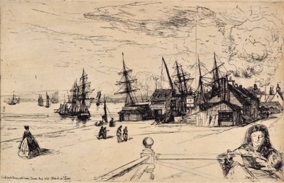 Yacht Tavern, Erith af Francis Seymour Haden