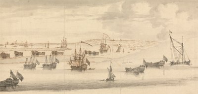 Hulks i Medway af Francis Swaine
