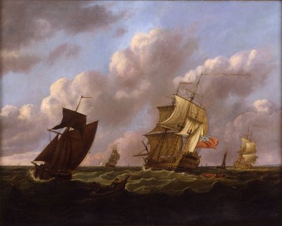 Seascape (olie på lærred) af Francis Swaine