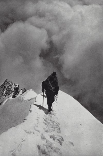Alperne: Krydser Breithorn (s/h foto) af Francis Sydney Smythe
