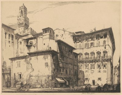 Municipio, Firenze af Francis Sydney Unwin