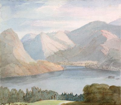 Ullswater fra Gowbarrow Park af Francis Towne