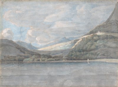 Udsigt over Comosøen, 27. august 1781. af Francis Towne