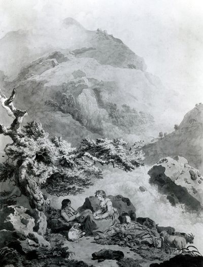 Illustration til Jean-Jacques Rousseaus 
