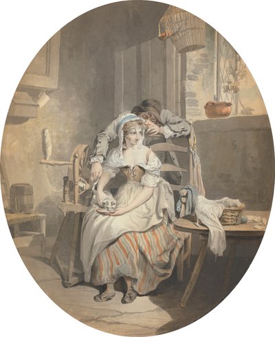 Den rustikke elsker af Francis Wheatley