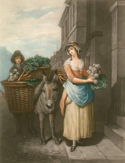 Rødbeder og gulerødder af Francis Wheatley