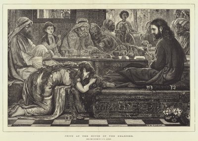 Jesus i farisæerens hus af Francis Wilfred Lawson