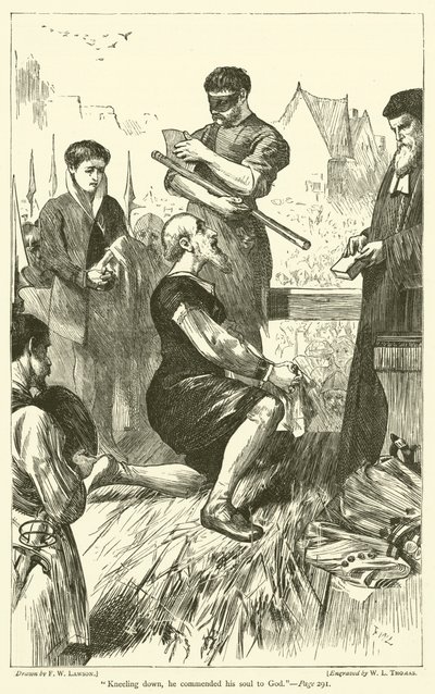 Han knælede ned og anbefalede sin sjæl til Gud af Francis Wilfred Lawson