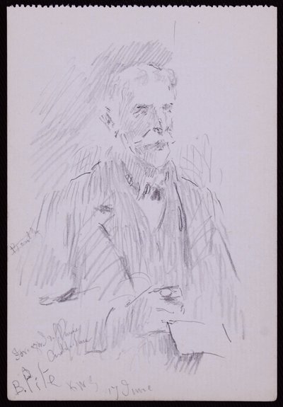 Portræt af en Beresford Pit af Francis Wilfred Lawson