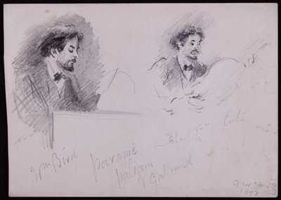 Portræt af Arnold Dolmetsch af Francis Wilfred Lawson