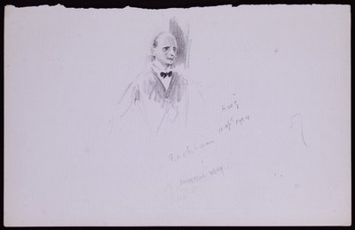 Portræt af Arthur Rackham af Francis Wilfred Lawson