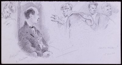 Portræt af Arthur Rackham af Francis Wilfred Lawson