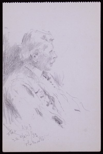 Portræt af Basil Oliver af Francis Wilfred Lawson