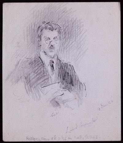 Portræt af jarl af Crawford og Balcarres af Francis Wilfred Lawson