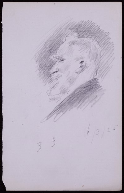 Portræt af George Bernard Shaw af Francis Wilfred Lawson
