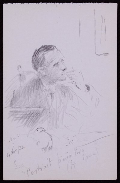 Portræt af Harold Speed af Francis Wilfred Lawson