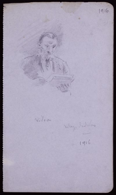 Portræt af Henry Wilson af Francis Wilfred Lawson