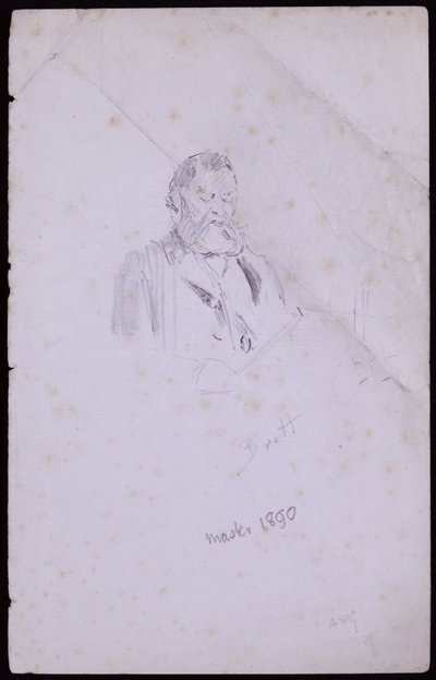Portræt af John Brett af Francis Wilfred Lawson