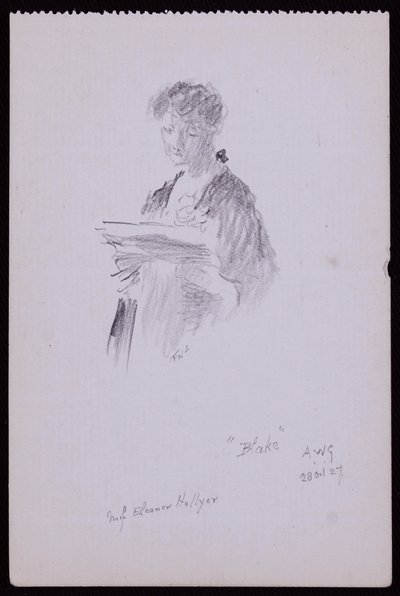 Portræt af frøken Eleanor Hellyer af Francis Wilfred Lawson