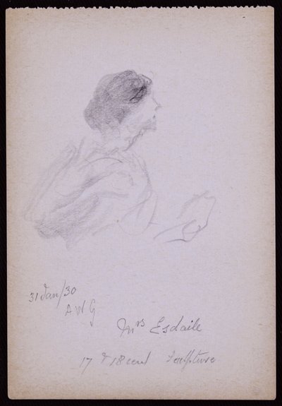 Portræt af fru Arundel Esdaile af Francis Wilfred Lawson