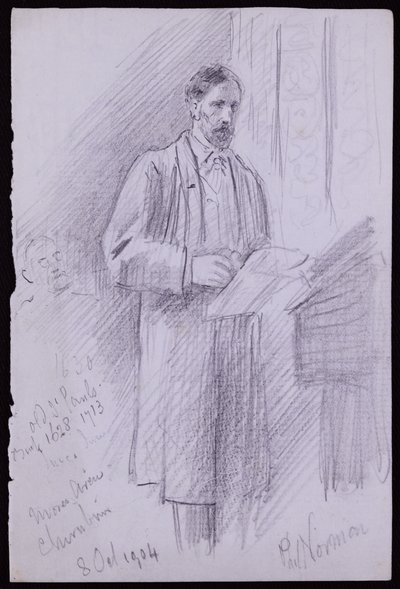 Portræt af Philip Norman af Francis Wilfred Lawson