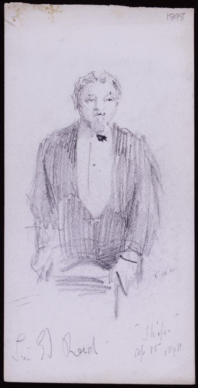 Portræt af Sir Edward Reid af Francis Wilfred Lawson