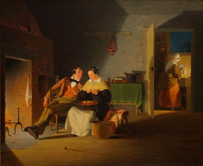 Kurtiseren af Francis William Edmonds