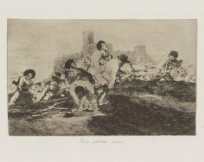 De kan stadig tjene (They Can Still Be of Use), pl. 24 fra serien The Disasters of War af Francisco de Goya