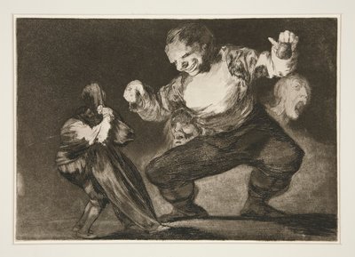 Bobalic?n (Simpleton), pl. 4 fra serien Los proverbios af Francisco de Goya