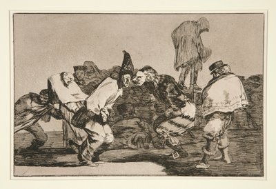 Disparate de carnaval (Carnival Folly), pl. 14 fra serien Los proverbios af Francisco de Goya