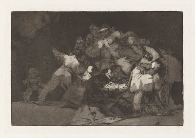 General Folly, også kendt som The Claws of a Cat and the Dress of a Devotee, fra serien Los disparate (Ordsprogene) af Francisco de Goya
