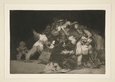 Uensartet generel (General Folly), pl. 9 fra serien Los proverbios af Francisco de Goya