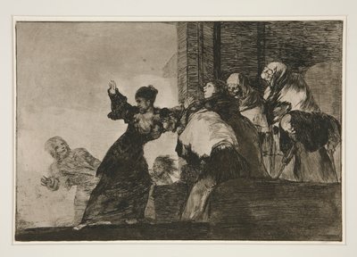 Uensartet pobre (stakkels dårskab), pl. 11 fra serien Los proverbios af Francisco de Goya