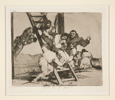 Svært er skridtet! (Vare af Francisco de Goya