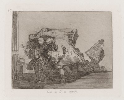 Dette er ikke mindre, Plade 67 fra The Disasters of War af Francisco de Goya