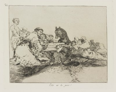 Det her er det værste! (Det er det værste!), pl. 74 fra serien The Disasters of War af Francisco de Goya