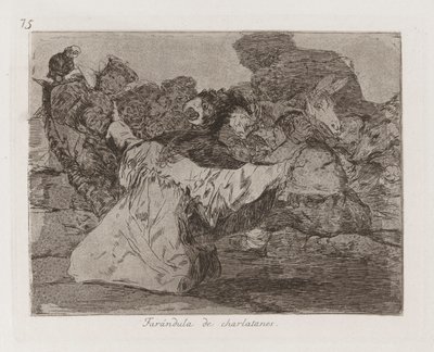 Charlatans show business af Francisco de Goya