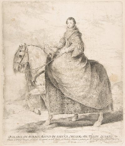 Isabella af Bourbon, dronning af Spanien og hustru til Philip IV D. Isabella af Bourbon, dronning af Spanien, af Francisco de Goya