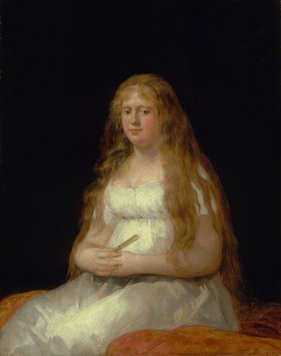 Josefa de Castilla Portugal og van Asbrock de Garcini 1775-ca. 1850, 1804. af Francisco de Goya