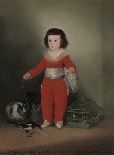 Manuel Osorio Manrique de Zuñiga 1784-1792, 1787-88. af Francisco de Goya