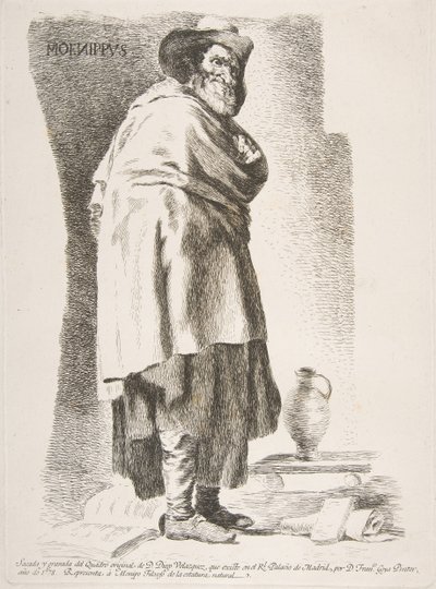 Moenippus Menipo filosof, 1778. af Francisco de Goya